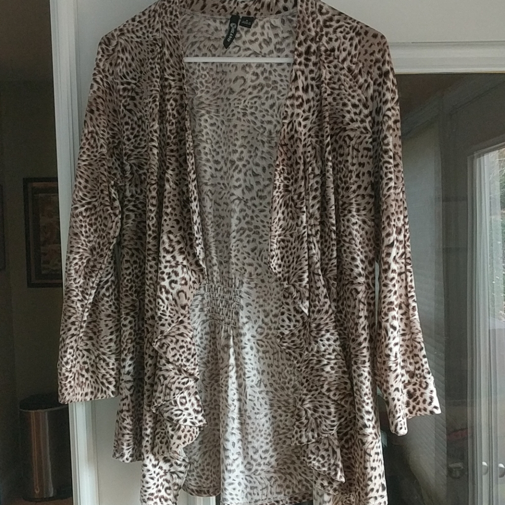 Leopard print wrap